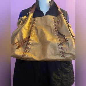 Vintage (ish) gold Jessica Simpson handbag
